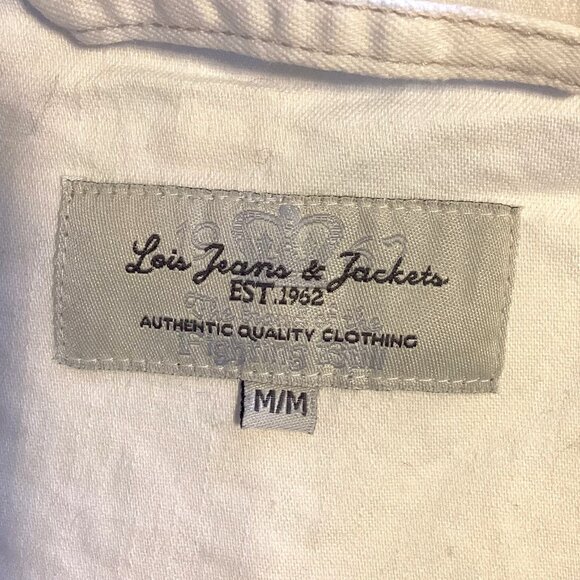 Lois Jeans & Jackets Women's White Jacket Size M Embroidery Sequins - Picture 11 of 12
